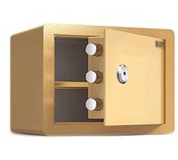 QYYZTQY Mechanical Storage with Key Invisible Password Office All-Steel Anti-Theft Home Safe