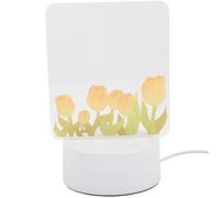 QYYZTQY Message Board Night Light Acrylic Writing Board with Light Night Lamp Acrylic Message Board with Light Desktop Memo Board Light up Memo Board Light up Acrylic Dry Erase Board