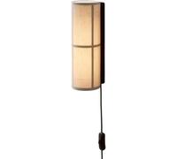 QYYZTQY Mid Century -in Fabric E26/ Base Mounted Lamp Rustic Soft Lighting Wall Light for Bedroom Living Room Loft Office Nursery Indoor