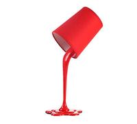 QYYZTQY Minimalist Children's LED Table Lamp LED Night Light with Paint Bucket Lamp Made of PVC Used for Bedside Decoration Children's Lighting / 40W Filament Redesign Elegant Soft e