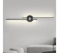 QYYZTQY Minimalist Linear Wall Light - Nordic Industrial, Warm White for Living Room (80cm)