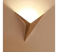 QYYZTQY Minimalist Triangle Shape LED Wall Lamps Style Indoor Wall Lamps Living Room Lights 3W AC- Lighting, Wall Sconces (Color : A, Size : Warm White (2700-3500K))