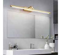 QYYZTQY Mirror Light Bathroom Lamp Indoor 180° Rotation Adjustable Waterproof Wall Long Acrylic for Living Room Study Bedroom (White Light,70cm)