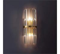 QYYZTQY Mirror Reading Lamp Crystal Wall Lamp and Plug in/Wall Mount Copper Home Room Decor, Not Dimmable Wall Bedside Decor Lamp (Color : Wall Mount, Size : 1Pc)