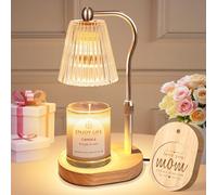 QYYZTQY Mothers Day Gifts,Candle Warmer Lamp with Timer Dimmer Adjustable Height,Vintage Home Decor for Scented Jar
