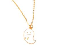QYYZTQY Necklace For Women and Men, Funny Cat Pumpkin Witch Halloween Charm Necklace, Band Necklace, Scream Necklace Face, BC Necklace