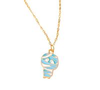 QYYZTQY Necklace For Women and Men, Funny Cat Pumpkin Witch Halloween Charm Necklace, Band Necklace, Scream Necklace Face, BC Necklace
