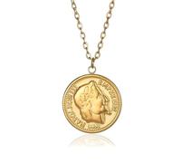 QYYZTQY Necklace For Women, Summer Necklaces Eye Heart Pendant Chain Choker Vintage, Sun and Moon Necklace, Necklace Sun and Moon