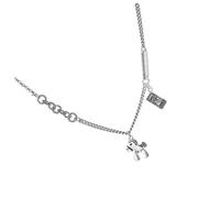 QYYZTQY Necklace: Versatile Horse Pendant with Slim Chain - Elegant Gift for Valentine's Day