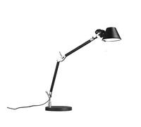 QYYZTQY Nightstand Lamp LED Lamp Bedside Lamp Office Study Work Lamp Folding Long Arm Eye Protection Lamp Metal Double Arm American Table Lamp Bedside Lamps (Size : S) (L)