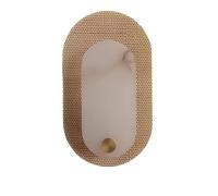 QYYZTQY Nordic LED Alabaster Marble Light Mid Century Brushed Brass Vanity Lighting for Bathroom Bedroom Living Room Hallway Porch Entryway Wall Lamp