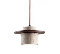 QYYZTQY Nordic Pendant Light Natural Stone Hanging Lamp Single Drop Ceiling Lights Kitchen Island Lighting Fixture E27 Suspended Lamps for Dining Table Bedroom Over Kitchen Sink