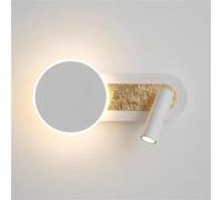 QYYZTQY Nordic Style LED Rotatable Adjustable Lighting Fixture Acrylic Wall Mounted Lamp for Bedroom Living Room Kitchen Hallway(White)