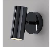 QYYZTQY Nordic Style LED with Swivel Hardwired Warm Light Mounted Lamp for Bedroom Bedside Reading Living Room Wall Light(Black)