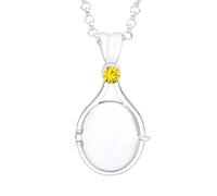 QYYZTQY Nuevo 2025 Collar de circón H2O de 7 Colores Colgante de Cobre de Que se Puede Abrir Serie de televisión Joyería de Sirena Regalo de película para Mujeres Hombres Amigos Accesorios de Regalo