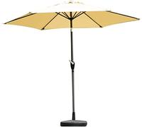 QYYZTQY Offset Market 2.7M Parasol - Uv70+ Crank and Inclined Umbrella for Outdoor, Garden, Patio, Deck or Pool Side