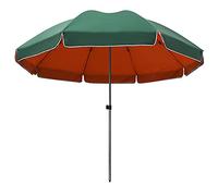 QYYZTQY Outdoor 3.6m Beach Garden Parasol Umbrella Sun Shade for Holiday Poolside Cafes Carry Bag Including Blue Green