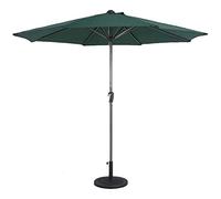QYYZTQY Outdoor Garden Parasols 9-Feet Patio Umbrella Table with Crank, Portable Sun Shelter for Market Deck Porch Backyard Pool Side (Dark Green A)