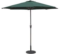 QYYZTQY Outdoor Garden Parasols 9Ft Patio Sun Shade Umbrella, Table for Pool Deck Market (Green 9 Ft/270cm)