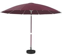 QYYZTQY Outdoor Garden Parasols 9Ft with Push Button Tilt,Outdoor Patio Umbrella for Backyard Market Coffee Table,Fiberglass Rib (Wine Red A)
