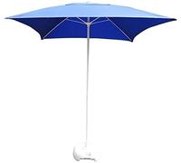 QYYZTQY Outdoor Garden Parasols Square Patio Table Umbrella, Perfect for Yard, Beach Commercial Event Market, Swimming Pool Side, 6.6ft / 200cm (Blue A)
