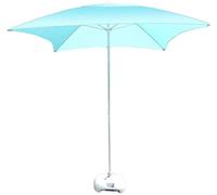 QYYZTQY Outdoor Garden Parasols Square Patio Table Umbrella, Perfect for Yard, Beach Commercial Event Market, Swimming Pool Side, 6.6Ft / 200Cm (Light Blue A)