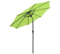 QYYZTQY Outdoor Parasol Garden Sun Shade Canopy Cover Green 2.7m Patio Umbrella