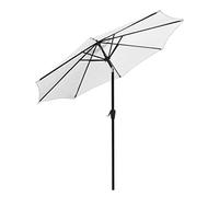 QYYZTQY Outdoor Parasol Market Garden Sun Shade Canopy Cover White 2.7m Patio Umbrella
