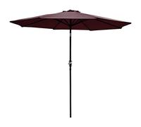 QYYZTQY Outdoor Parasol Market Garden Sun Shade Canopy Cover Wine 2.7m Patio Umbrella