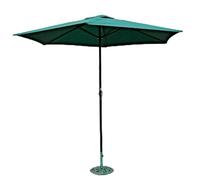 QYYZTQY Outdoor Parasol Waterproof Large Green Garden Sun Protector 2.7m Patio Umbrella