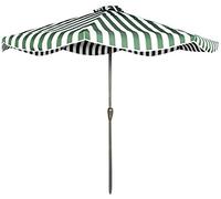 QYYZTQY Outdoor Parasols 9Ft / 2.7M Fashion Stripes Garden Table Umbrella with Crank Handle Outdoors, For Patio/Beach/Pool Umbrellas, Uv50+,Without Parasol Base