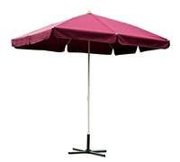QYYZTQY Outdoor Summer Rectangular Parasols Large Market Umbrellas For Garden Beach Patio Sun Shelter 240x180cm, with Base