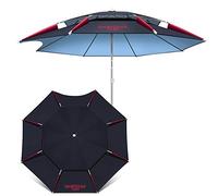 QYYZTQY Outdoor Sunshade Umbrellas for Fishing, Car, Patio, Garden, Beach & Poolside - Lightweight,° Tilt, Crank Open & Double Top