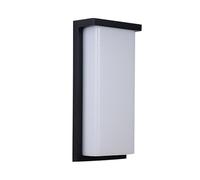 QYYZTQY Outdoor Wall Lamp, Black Long LED Wall ，Waterproofr Wall Lights with Warm White Light for Villa Patio Garden Garage Aisle Community