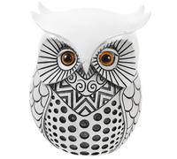 QYYZTQY Owl Ornament Owl Decoration Home Owl Decor Landscape Owl Statues Desktop Decor Patio Owl Figurine Resin Landscape Owl Model Cartoon Owl Sculptures Owl Landscape Ornament Resin Owl