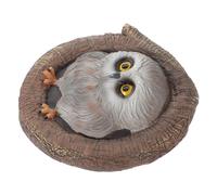 QYYZTQY Owl Statues for Outdoor Hanging Owl Figurine Garden Owl Ornament Hanging Owl Art Animal Figures Patio Decoration Outdoor Sculpture Garden Supplies Decorations Accessories Resin