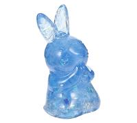 QYYZTQY Pack of 2 Crystal Stone Rabbit Year of The Rabbit Statue Home Decor Ornament Desktop Rabbit Statue Rabbit Figures Desk Decorations Accessories Rabbit Office Sculpture