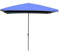 QYYZTQY Parasol Rectangular, Adjustable Garden, Sun Protection, Rain Protection, Black Gold Steel Umbrella Pole, Suitable For Outdoor, Balcony, Backyard