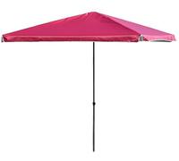 QYYZTQY Parasol Rectangular, Adjustable Garden, Sun Protection, Rain Protection, Black Gold Steel Umbrella Pole, Suitable For Outdoor, Balcony, Backyard