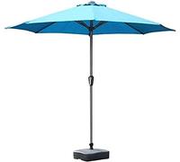 QYYZTQY Parasol Taupe Patio Outdoor Cantilever Double Top Offset Hanging Umbrella