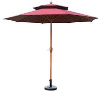 QYYZTQY Parasols Outdoor Table Market Weatherproof Cover, Portable Offset Patio Umbrella for Poolside, Deck, Garden, Backyard, Pool