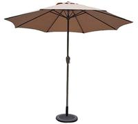 QYYZTQY Parasols Patio 9Ft UPF 50+ Premium Outdoor Table Market Umbrella with Crank For Garden, Deck, Backyard and Pool Without Base