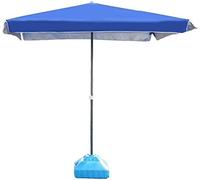 QYYZTQY Parasols Rectangular Patio Outdoor Table Umbrella, Perfect for Garden, Yard, Beach Commercial Event Market, Camping, Pool Side (Blue 20