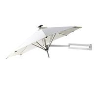 QYYZTQY Patio Umbrella 7.2Ft/8.2Ft Parasol Folding Telescopic Outdoor Hanging Umbrellas Wall-Mounted Save Space All Aluminum Bracket Sun Protection for Garden-250cm