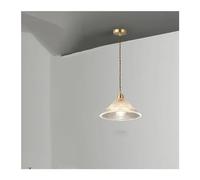 QYYZTQY Pendant Light Glass s for Dining Room Kitchen Island Chandelier Copper/Wood Art Suspension Hanging Lamp E27 Luminaire, ing Ceiling powerfully
