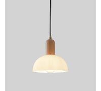 QYYZTQY Pendant Light Over Kitchen Island, 78.7 In Adjustable Hanging Wire Wood Glass Hanging Light Fixture, Retro Industrial Indoor Pendant Lighting For Dining Room Living Room Bedroom Hallw