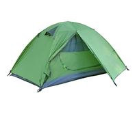 QYYZTQY Person Waterproof 3 Season Backpacking Hiking Tents for Camping Beach Travelling Double Layer Outdoor Tent, Green