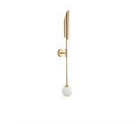QYYZTQY Personality Aisle Staircase Metal Lamp Background Wall Lamp Post- Living Room Bedroom Aisle Bedside Lamp, Wall Sconces (Color : C, Size : Nature White(3500-5500K))