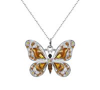 QYYZTQY Personality Vintage Multicolor Necklace For Women Jewelry Gifts Rose Long Necklaces