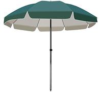 QYYZTQY Portable Tilting Garden Parasol Umbrella, Outdoor Garden Parasols Outdoor Sun Umbrella 2M Height Adjustable Garden Parasol Summer Large Beach Courtyard Patio Ground-Inser